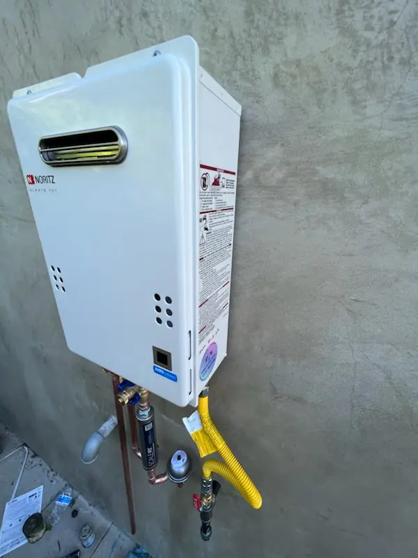 Tankless water heater installation for Lake Bay homes
